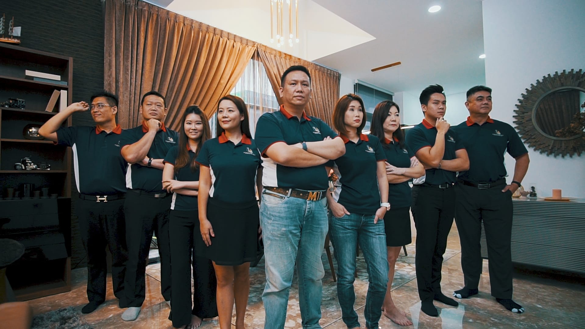 property agents of slc team standing in formation